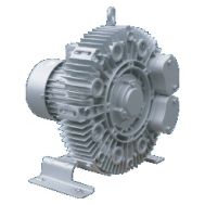 Airtech 0.84 HP, 35 CFM, 3BA7210-0AS75Z, 124 Compressor inch H2O, -104 Vacuum inch H2O, Vacuum/Pressure Regenerative Blower, 1-PH