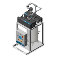 GlobalVac Busch MM1104 BV, 2 HP Duplex Lab Vacuum System | GPVD-1104E-P-80VF