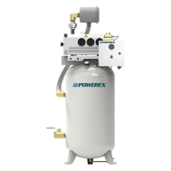 Powerex 1.5 HP Rotary Vane System, 6 SCFM @ 19