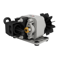 DVP Pumps - ZA.12 | Oil-Free Rotary Piston Vacuum Pump - 0.11 HP, 0.05 CFM | 230V/50-60Hz | 9210021