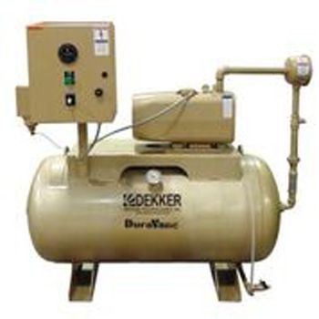 DEKKER 2.5 HP Dry Rotary Vane Vacuum Pump System, 42 ACFM